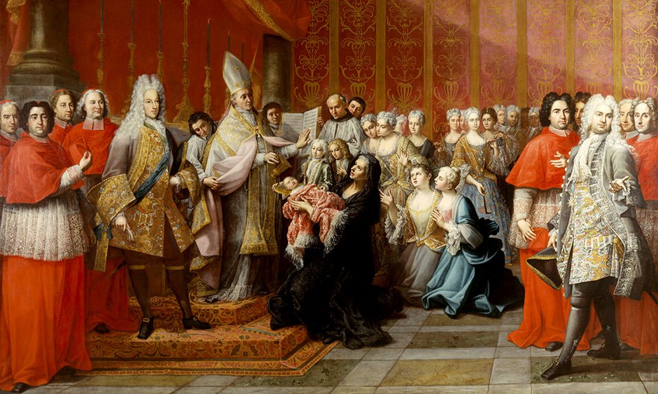 Антонио Давид. «Крещение принца Чарльза Эдварда Стюарта». 1725. Фото: Scottish National Portrait Gallery