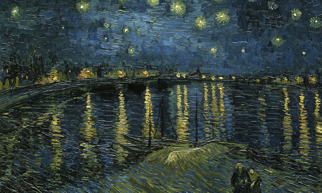 Винсент ван Гог. «Звездная ночь над Роной». 1888. Фото: Patrice Schmidt/Musée d'Orsay/RMN-Grand Palais