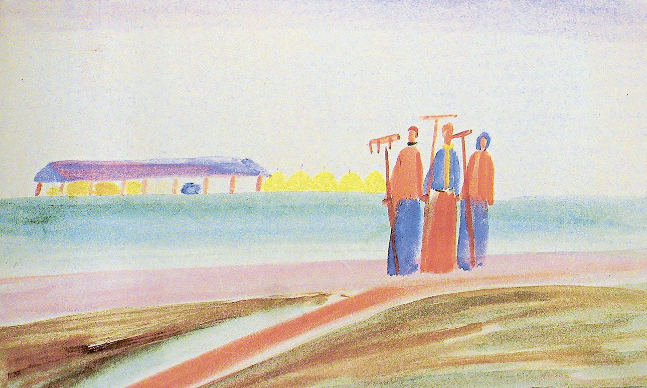 Павел Басманов. «В колхозе». 1935.  Фото: Искусство — XXI век