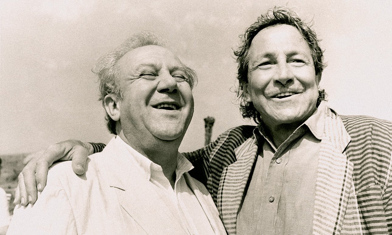 Зураб Церетели и Роберт Раушенберг. Около 1988 год.  Фото: Robert Rauschenberg Foundation