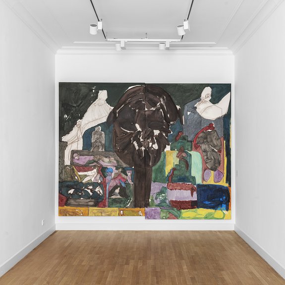 Евгений Музалевский. Katy Song - Red House Painters. 2023. Выставк в галерее Аlina Pinsky (2025).   Фото: Аlina Pinsky Gallery