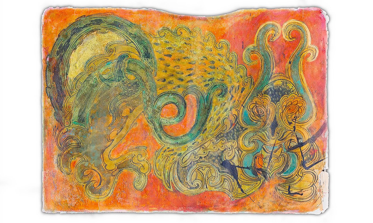 Рабиндранат Тагор. «Без названия» («Дракон»).  Фото: Bonhams