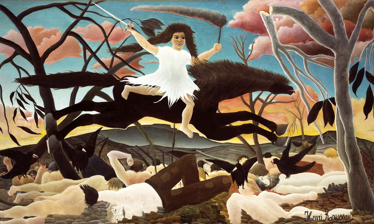 Анри Руссо. «Война» («Всадница раздора»). 1894.  Фото: Patrice Schmidt/Musée d’Orsay, Dist. RMN-Grand Palais
