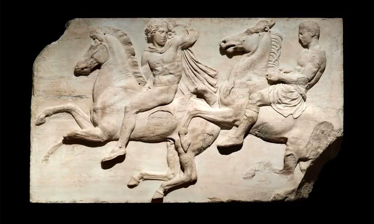 Фрагмент фриза афинского Парфенона в Британском музее.  Фото: The Trustees of British Museum