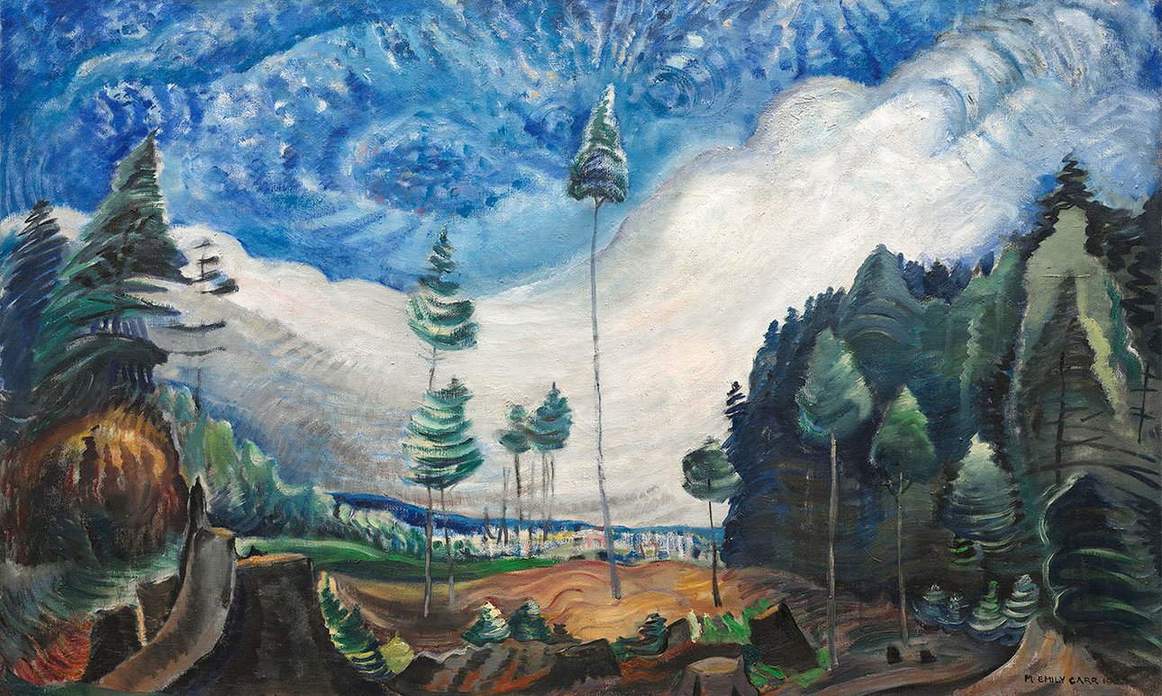 Эмили Карр. «Выбор лесорубов». 1935. Фото: Vancouver Art Gallery