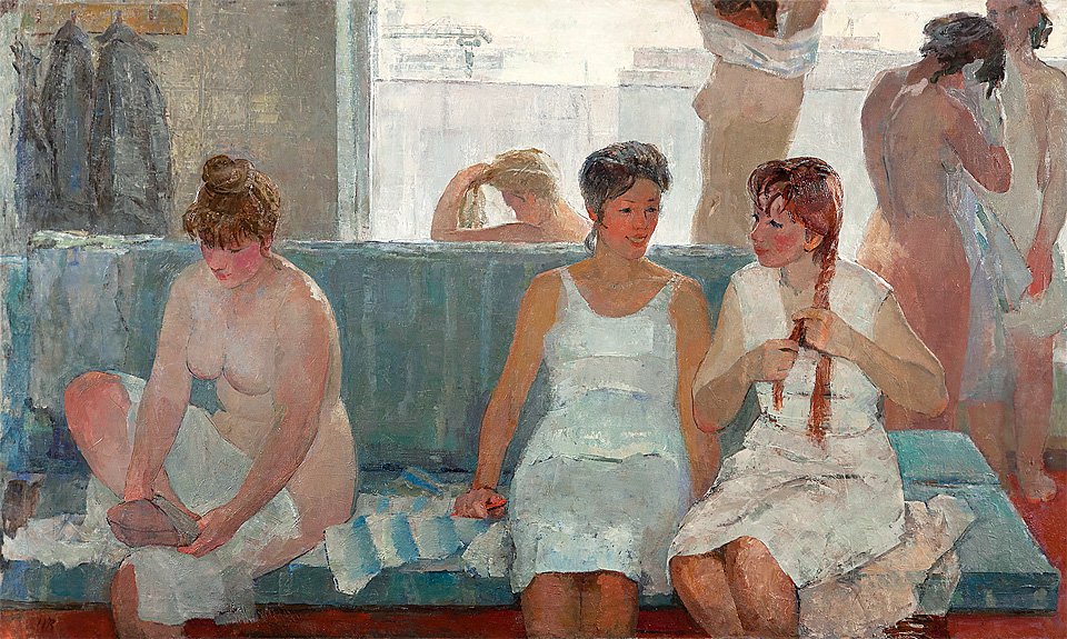 Надежда Воробьева. «После смены». 1961. Фото: Архив Рустама Алиева