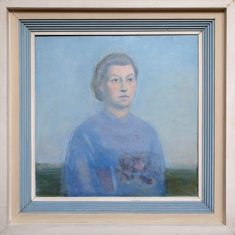 Николай Суетин. «Портрет женщины с букетом цветов». 1950–1953. Антикварный салон «Грибоедовский». Фото: «Арт Москва»
