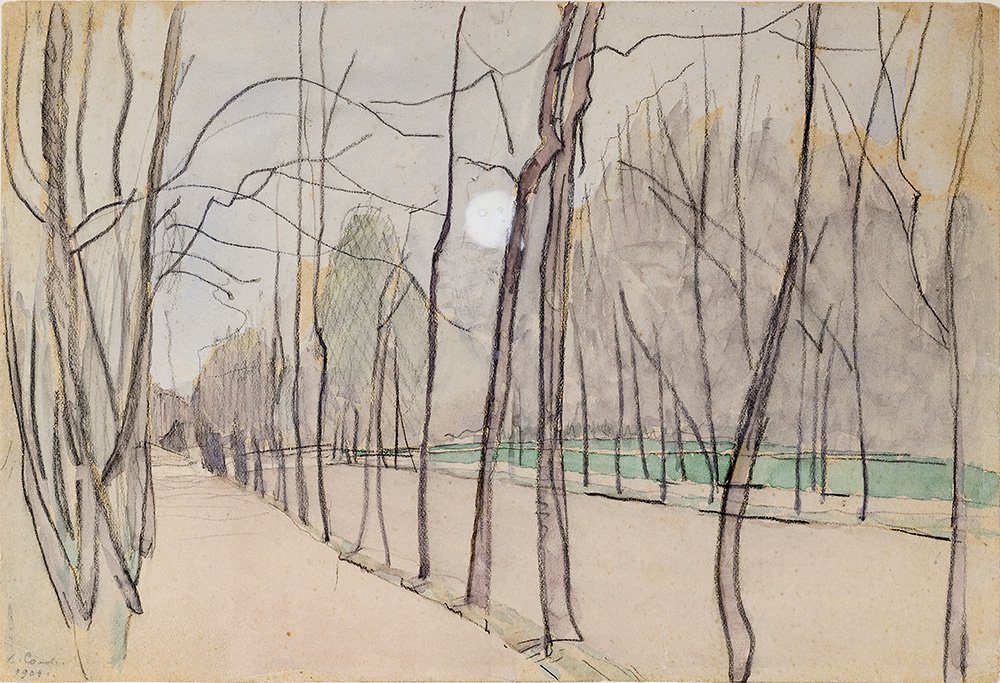 Константин Сомов. «Аллея». 1904. Фото: из архива Максима Боксера